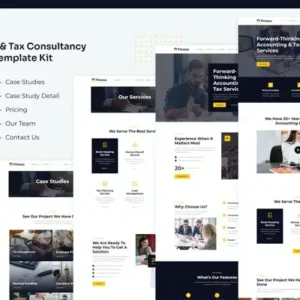 Fineco | Accounting & Tax Consultancy Services Elementor Template Kit