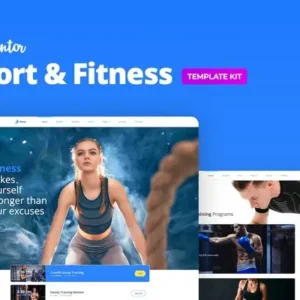 Finess – Fitness Elementor Template Kit