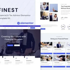 Finest – Financial & Tax Advisor Elementor Template Kit