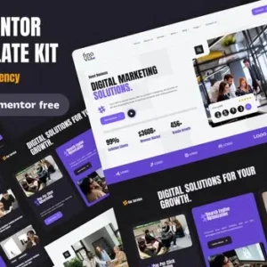 Finovia – Digital Marketing Agency Elementor Kit