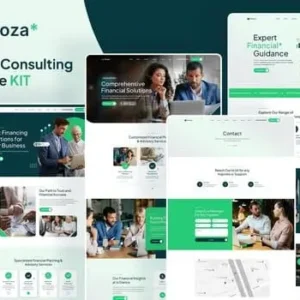 Finoza – Finance Consulting Elementor Template Kit
