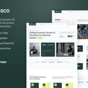 Finsco – Finance & Business Consulting Elementor Template Kit