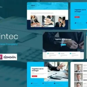 Fintec – Finance, Business Company Elementor Template Kit