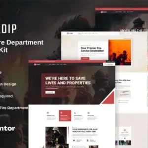 Firdip – Fire Department Elementor Template Kit