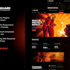 FireGuard – Firefighter & Fire Department Elementor Template Kit