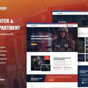 Firetroops – Firefighter & Fire Department Elementor Template Kit