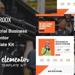 Firoox – Industrial Business Elementor Template Kit