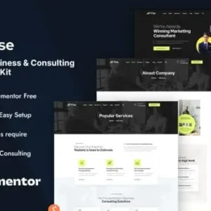 Fise – Business & Consulting Elementor Template Kit