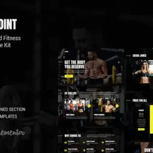 Fit Point – Gym & Fitness Elementor Template Kit