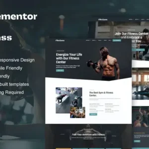 FitClass – Fitness & Gym Services Elementor Template Kit