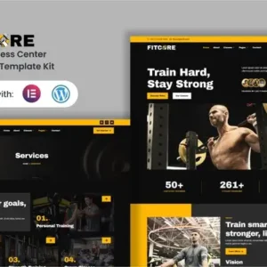 Fitcore – Gym & Fitness Center Elementor Template Kit