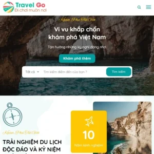 Web du lịch Travel Go